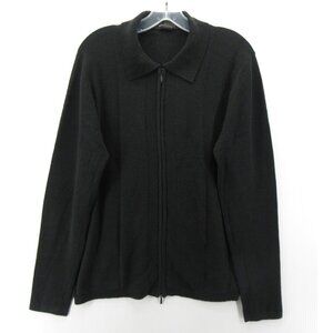 Kenneth Cole Sweater Small Cardigan Y2K Italian Mob Sopranos Minimal